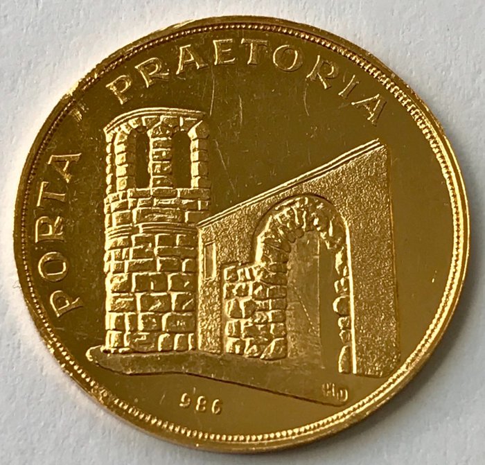 Germany - 1961 - Regensburg - Porta Praetoria - Gold