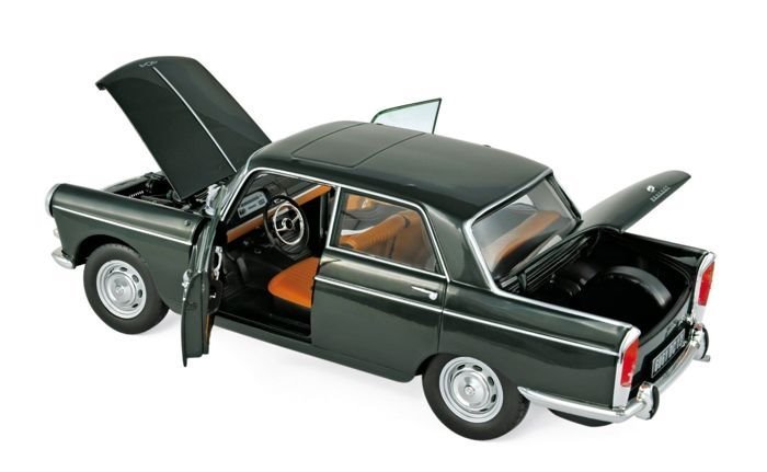 Peugeot 404 1965 Antique Green 1:18 Norev 