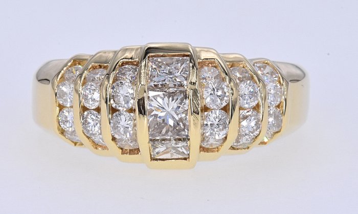 Yellow gold - Ring - 1.85 ct Diamond - Catawiki