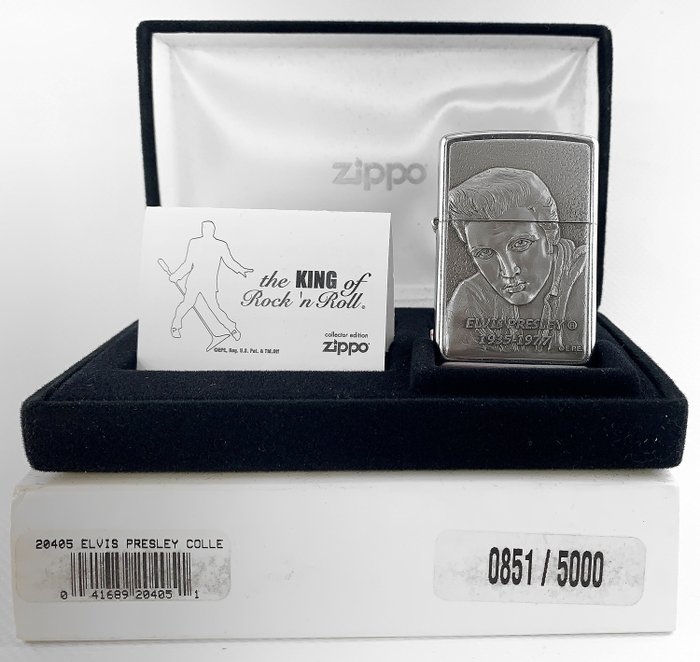 Zippo - Lighter - Ritka Zippo Elvis Presley Limited Edition 851/5000 2003-tól