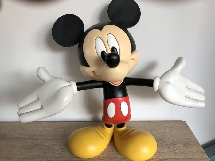 Disney - 人物 Rare Walt Disney Mickey Mouse Definitive Big Figurine Statue - 45CM