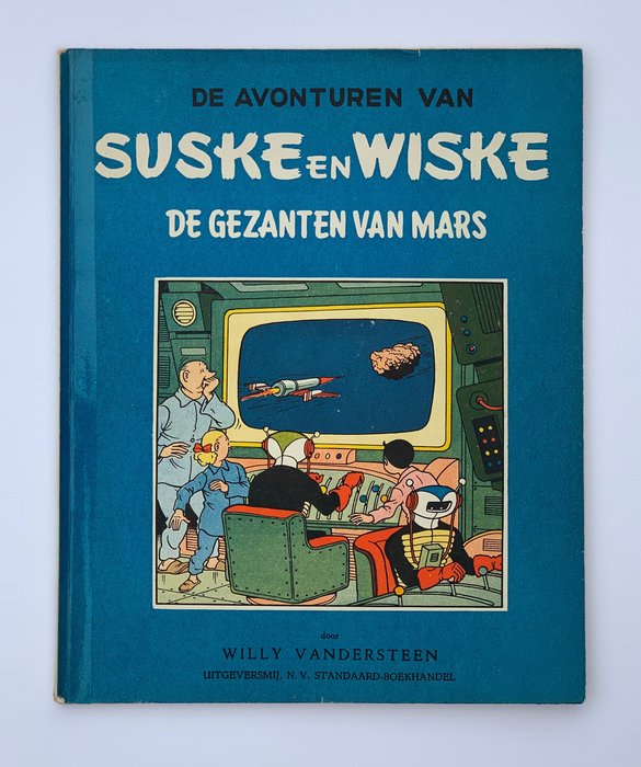 Suske en Wiske BR-6 - De Gezanten van Mars - Tapa blanda - Primera edición - (1956)