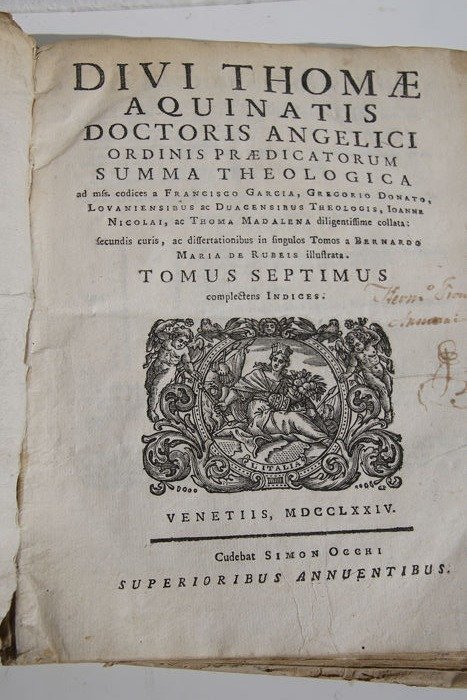 Thomas von Aquin - Divi thomae aquinatis doctoris angelici - Catawiki