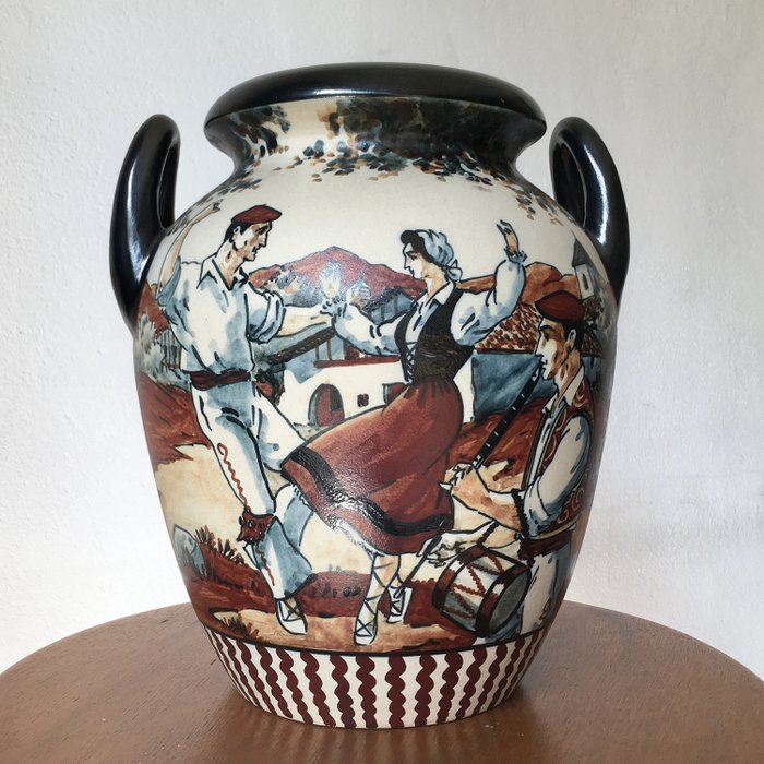 R. Berne -  Potterie de Ciboure - Vază - Ceramică