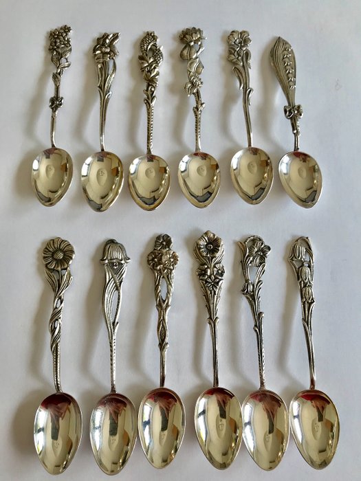 Spoon (12) - .830 silver - GEWE - Sweden - 21st century