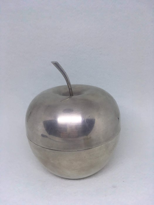 lino sabattini - christofle - caja de manzana - scatola mela