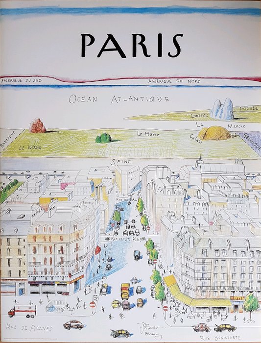 J.S. Faber - Paris, after Steinberg - 1982