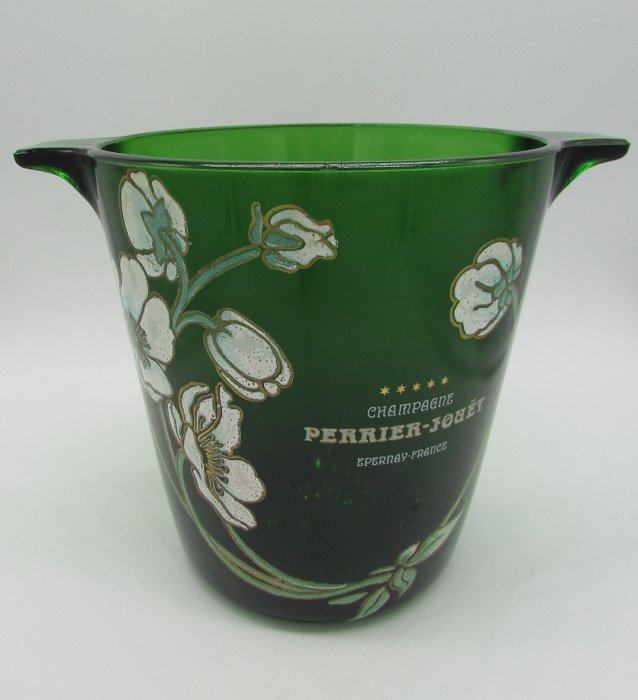 Perrier-Jouet - champagne bucket enamelled glass the belle epoque