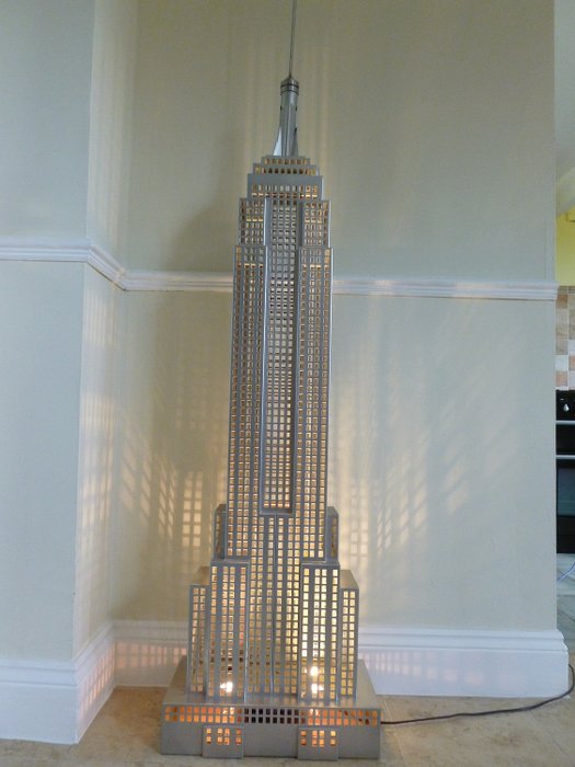 Floor Lamp Empire State Building, Tower Floor Lamp Glass