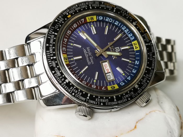 RİCOH - World Timer Automatic Watch Diver SUB GMT - Men - 1970-1979