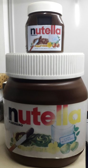 Énorme pot publicitaire en plastique Nutella - plastique - Catawiki