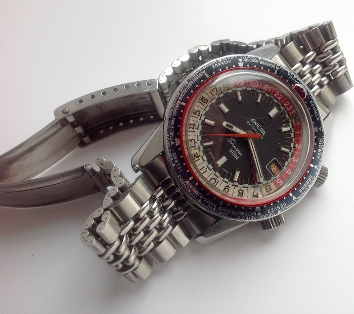 Enicar - Enicar 1960s GMT Sherpa Guide 600. - Mænd - 1960-1969