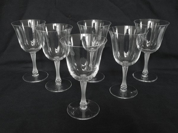Lalique - 6 kieliszków do wina Barsac - sygnowane - Kryształ