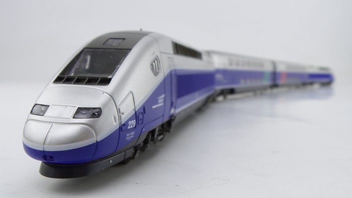 Mehano H0 - T688 3940 - Treinstel - 4-Delige TGV 'Duplex' - SNCF