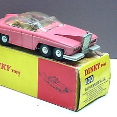 Dinky 100 THUNDERBIRDS LADY PENELOPE FAB 1 1967 affiche PUB magasin SIGNE NOTICE 