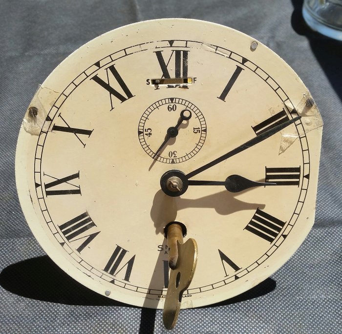 Smith Astral Ship's Clock，只有运动和脸部 - 黄铜 - 19世纪中期