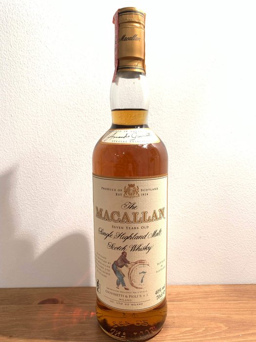 Macallan 7 years old Armando Giovinetti Special Selection - b. 1990s - 70cl