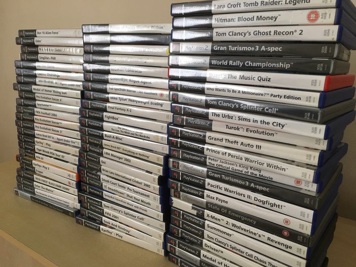Massive lot of 70 PS2 Games - Includes Many Top Games - - Catawiki