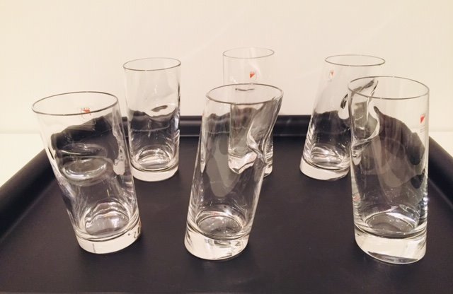 Angelo Mangiarotti - Cristalleria Colle - Set of 6 glasses - Ice stopper