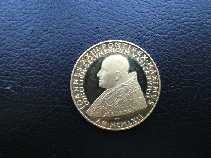 Watykan - Medaille  1962 Joannes XXIII Pontifex Maximus - Złoto