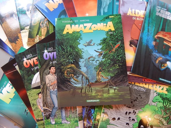 Leo - Aldebaran + Amazonia + Betelgeuze + Overlevenden + Kenya + Namibia - 21x sc  - Capa mole - Primeira edição - (1995/2015)