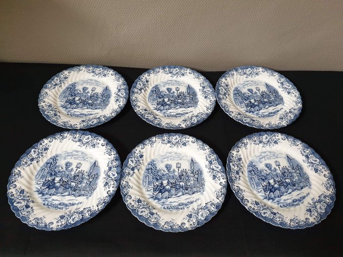 JOHNSON BROS - Plates (6) - Porcelain