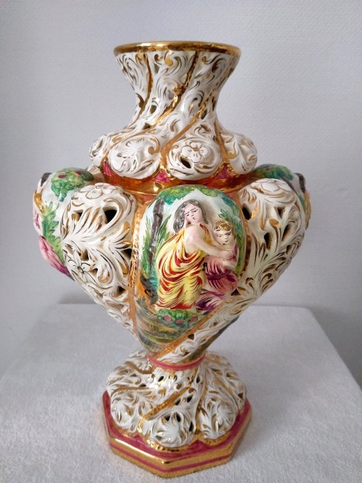 Capodimonte - Vase (1) - Porzellan
