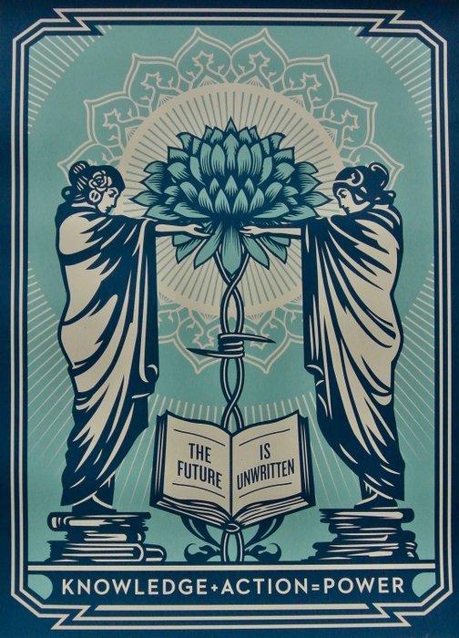 Shepard Fairey (OBEY) - Knowledge + Action - Holiday Gift Edition