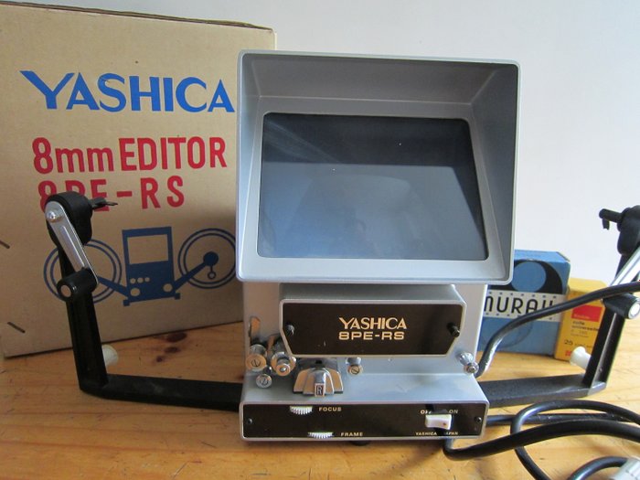 Yashica Visionneuse 8mm Editor 8PE-RS + Colleuse Muray CA 8 SUP 8 automatic Splicer 
