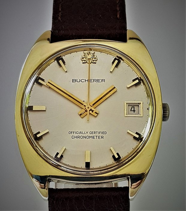 Bucherer - Officially Certified Chronometer - Automatic NO RESERVE - Herre - 1970-1979