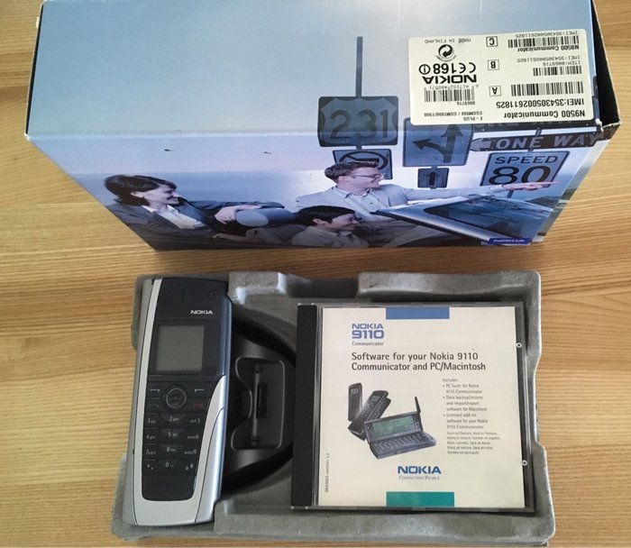 Nokia  9500 Communicator - Mobiltelefon - I original eske