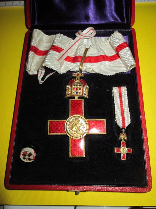 Austria - Collare di Commendatore dell'Imperiale Ordine Militare Capitolare di San Giorgio di Carinzia
