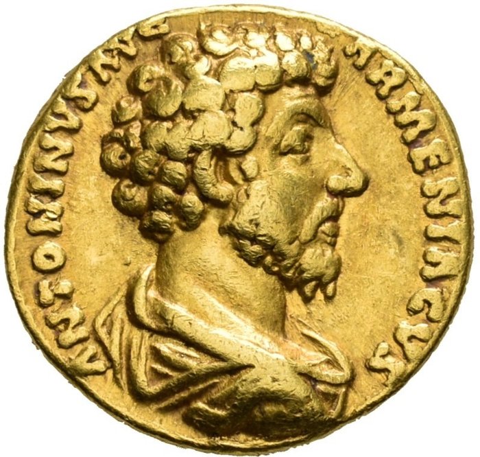 Roman Empire - AV Aureus, Marcus Aurelius (AD 161-180). - Catawiki