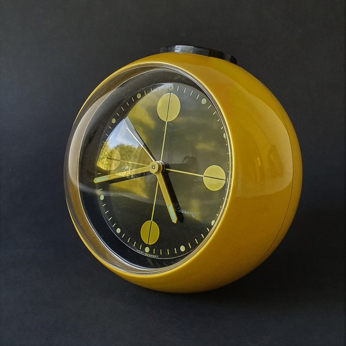 Blessing - Reloj despertador amarillo de la era espacial