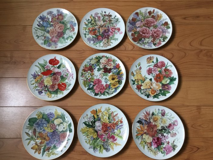 Ursula Band - Hutschenreuther - Wall plates, plates (9) - Porcelain
