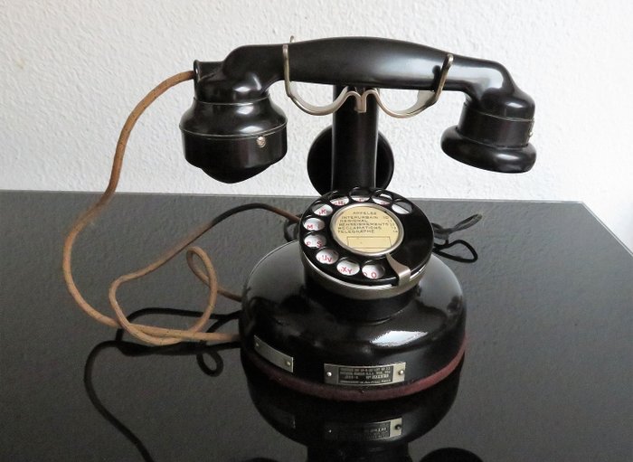 BCI Grammont modèle 1924 (PTT24) - Téléphone à colonne, 1920s - Métal