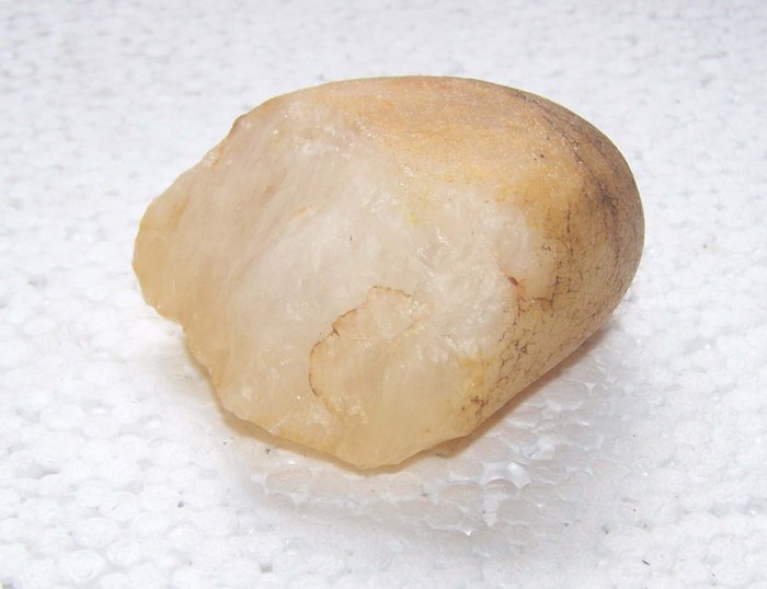 旧石器时代 -  Clactonies 石头 （包括）石头切碎机/切碎工具类型Oldowan - 3.5×5.5×6.5 cm - (1)