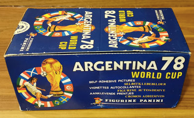 Panini - Argentinien 78-Original versiegelte Box 100 Packungen - 1978
