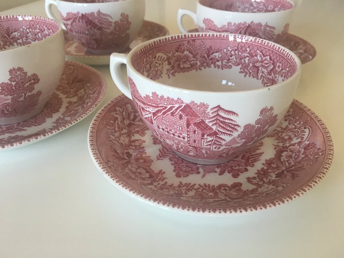 Wedgwood - Xícaras de chá 'Avon Cottage' (4) - Cerâmica