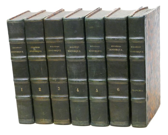 Ch. Liskenne et Sauvan - Bibliotheque historique et militaire, dédiée a l’Armée et a la Garde Nationale de France - 1835/1844