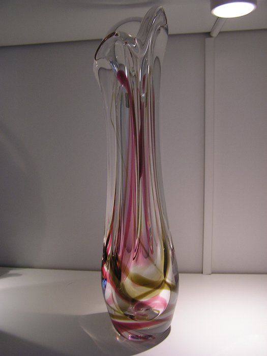 Max Verboeket - Crystal Maastricht Holland - Vase - Crystal