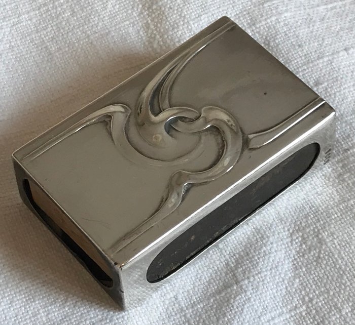 Art Nouveau Silver Matchbox Holder - Catawiki