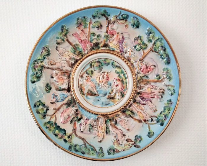 Capodimonte - Plate - Porcelain