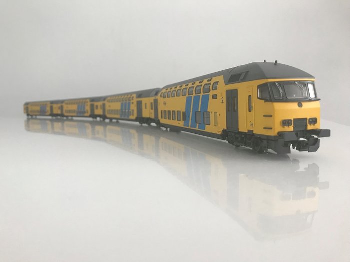 Trix H0 - 23459 - Passenger carriage set - 4-part double-decker, DDM, DD-AR - NS