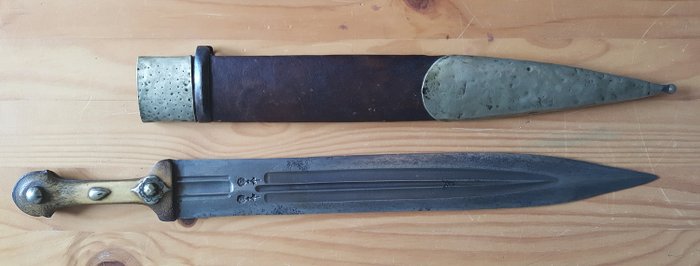 Rusia - Caucasian Cossack Dagger Russian Kindjal Kinjal Sword Knife Qama  - Kindjal - Machete