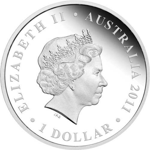 $1 Dollar Famous Battles Tobruk 1 oz .999 fine silver Australia 2011 Proof
