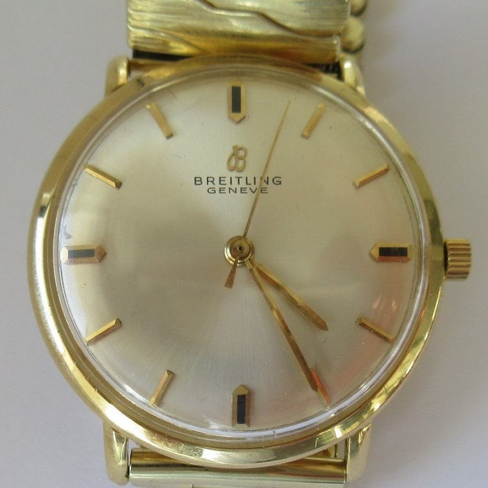 Breitling - Geneve solid yellow gold 18K bracelet 14K automatic - 2520 - Heren - 1960-1969