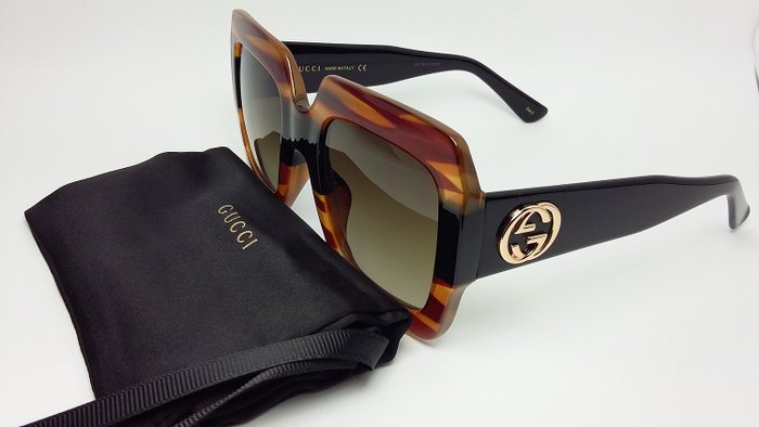 gucci black havana sunglasses