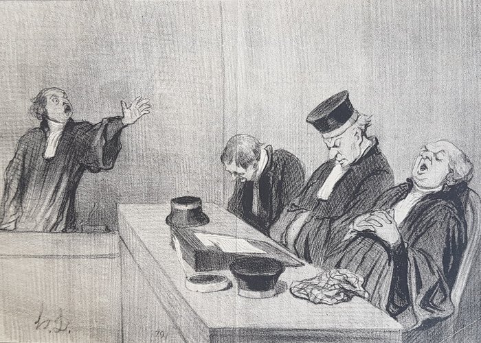 Honoré Daumier (1808-1879) - Les Gens de Justice, N. 11
