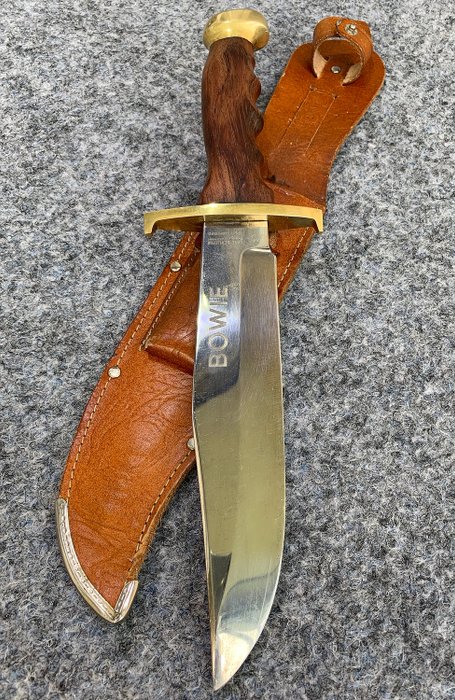 Alemania - Rare CARL SCHLIEPER BOWIE Knife *ICE TEMPERED* - Solingen - Unused - Cuchillo, Daga